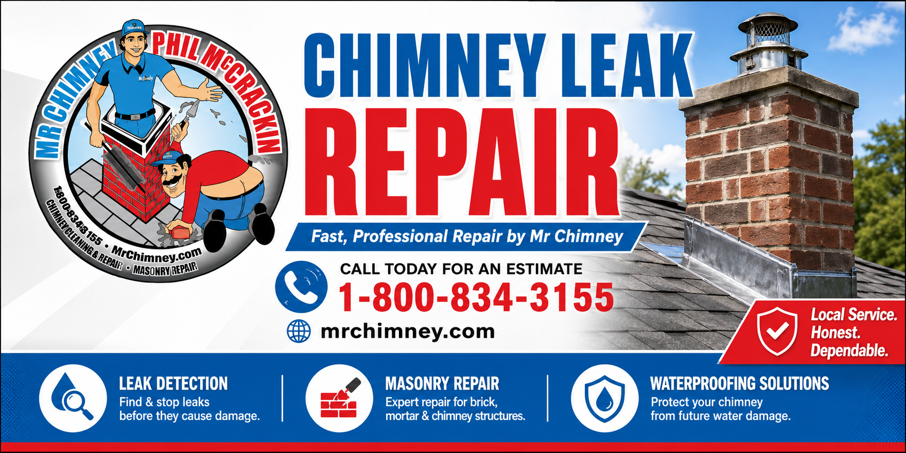 Chimney Leak Repair | Greenwich Chimney Leak Repair Contractors