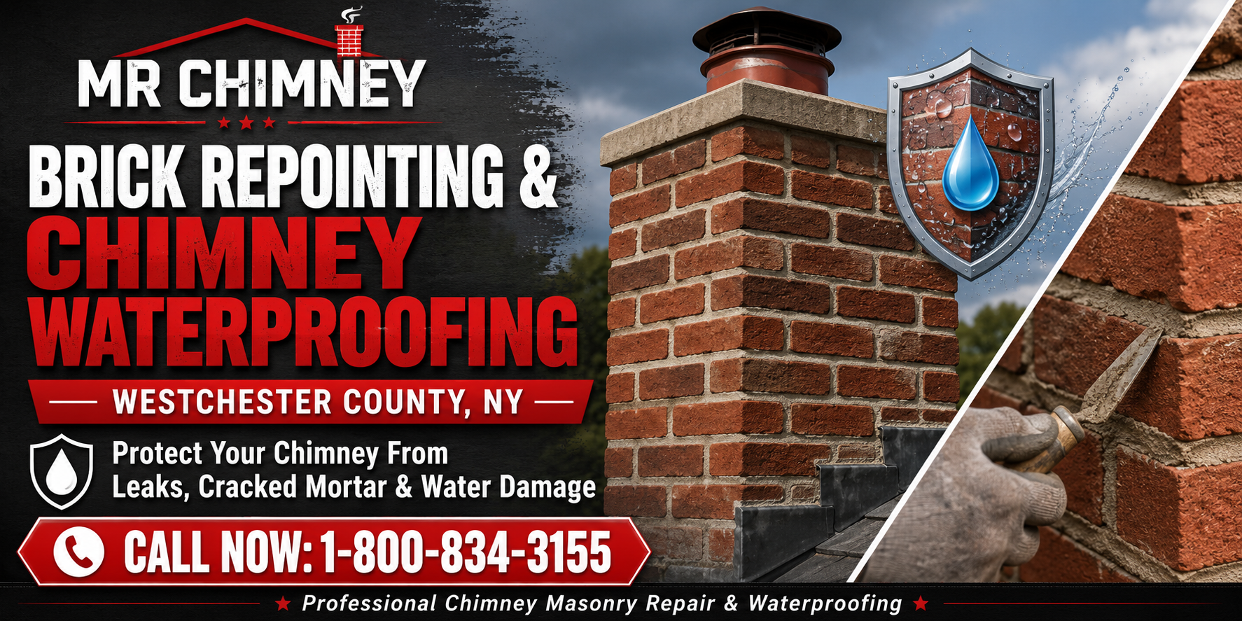 Westchester Chimney Repointing | Chimney Repointing & Waterproofing